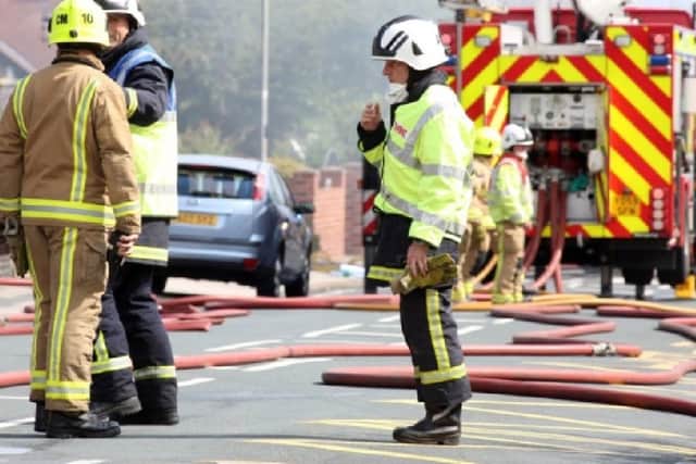 Firefighters have hit out at anti-social behaviour
