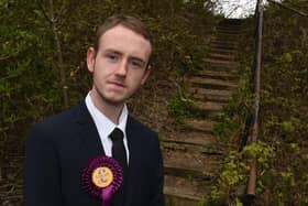 Jordan Gaskell, the Ukip candidate for Ince ward