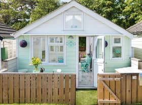The 'world's best beach hut' is the only one in England to have five stars