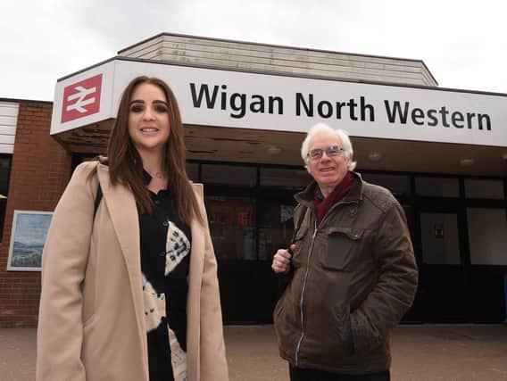 Dr Steph Dermott and Dr Paul Salveson from Wigan Community Rail