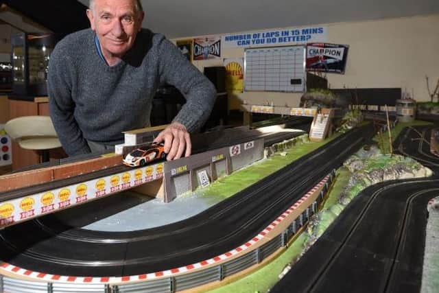 Peter Thompson at his new racing track venture