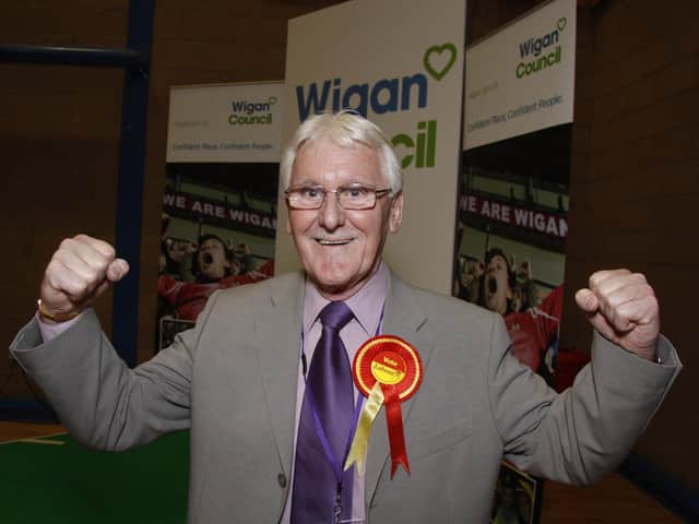 Celebrating an election-night victory
