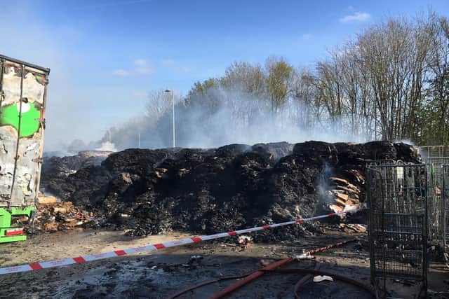 The aftermath of the blaze. Image: GMFRS