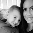 Presley Stockton with mum Kirsty Jolley