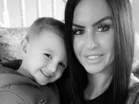 Presley Stockton with mum Kirsty Jolley