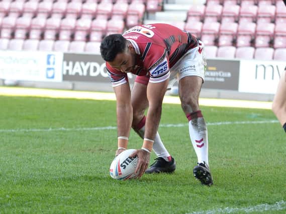 Bevan French scores a try