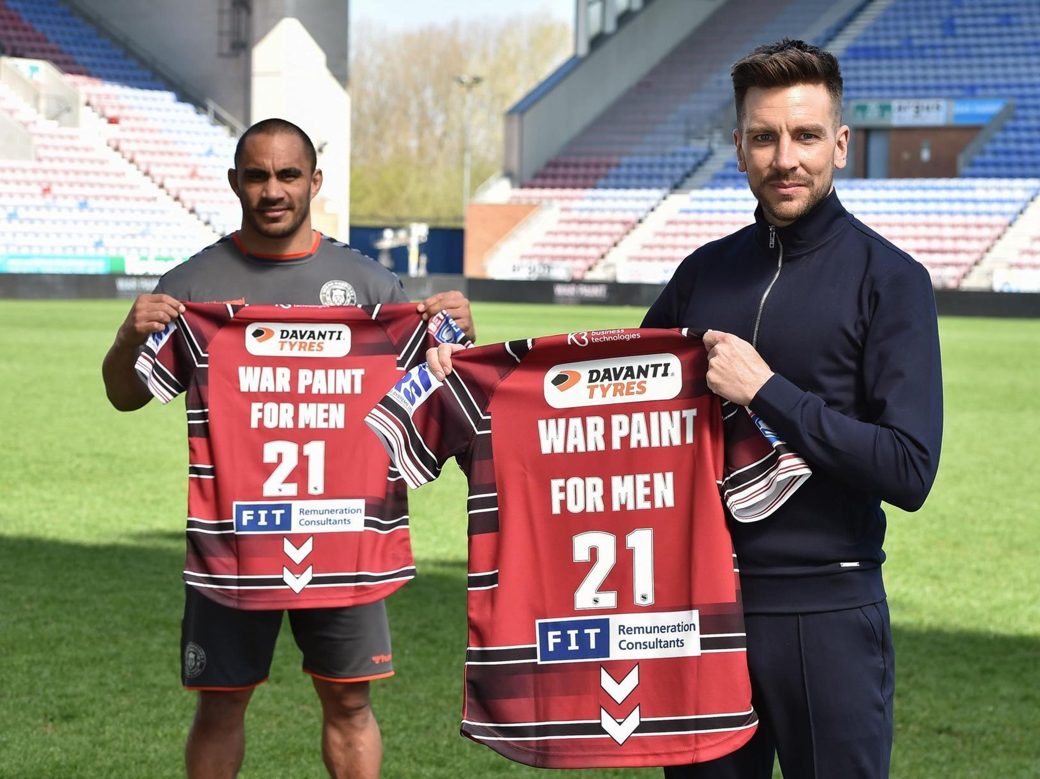Wigan Warriors sponsored by men’s makeup brand