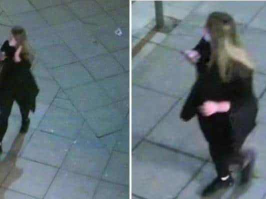A woman police want to speak to as a potential witness (Image: Lancashire Police)