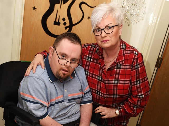 Michael Pitcher and his mother Bev Beckett