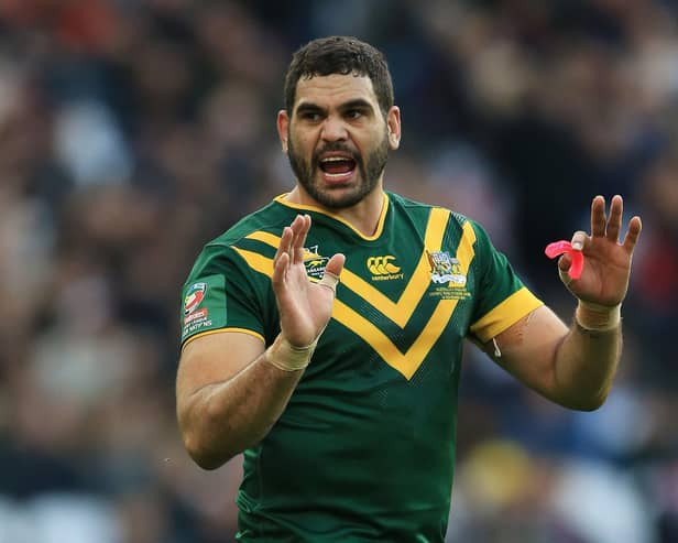 Lam worked with Greg Inglis in the Australia squad