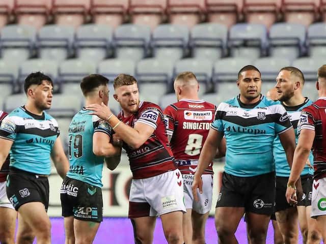 Andre Savelio (left) after the game