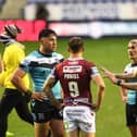 Andre Savelio made a complaint to referee James Child