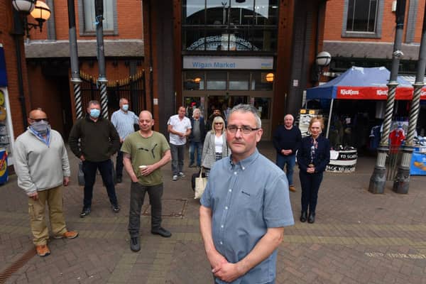Jonathan Lamb and other market traders unhappy about plans for The Galleries