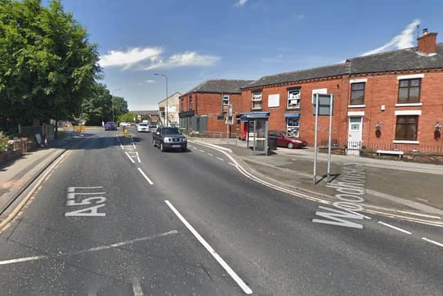The incident happened on Tyldesley Road in Atherton. Pic: Google Street View