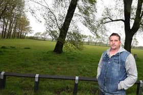 Coun Jones on Bryn Rec after concerns were raised about surveyors spotted on the popular playing field