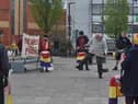 The event organised by Wigan Trades Council in Believe Square