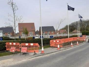 Work has started on a new path for Rectory Lane, Standish