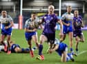 Liam Farrell on the charge at a game in Leeds
