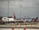 Manchester Airport - Photo by OLI SCARFF/AFP via Getty Images