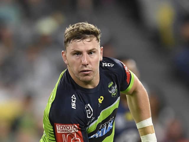 George Williams is in his second year at Canberra
