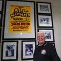 Steve Whittle with the Northern Soul memorabilia at the Grand Arcade