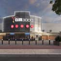 An artist's impression of what the new Club 3000 venue will look like in July