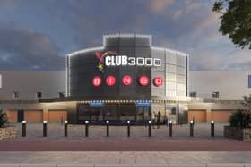 An artist's impression of what the new Club 3000 venue will look like in July