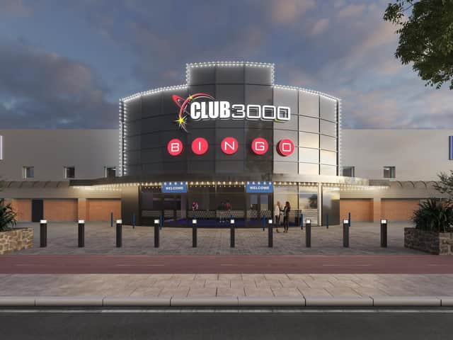 An artist's impression of what the new Club 3000 venue will look like in July
