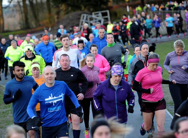 Haigh Woodland park run, Saturday 6th January 2018.