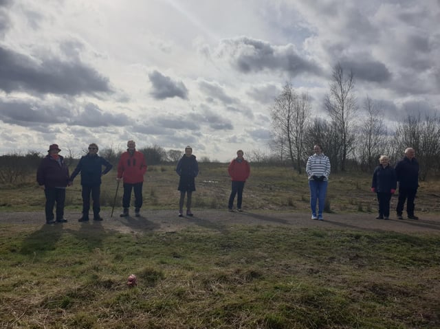 Staff, carers and volunteers from the centre