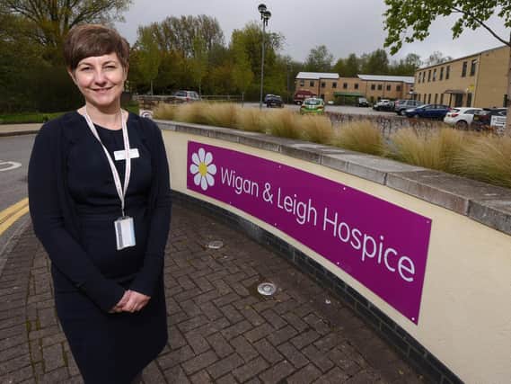 Wigan and Leigh Hospice chief executive Jo Carby