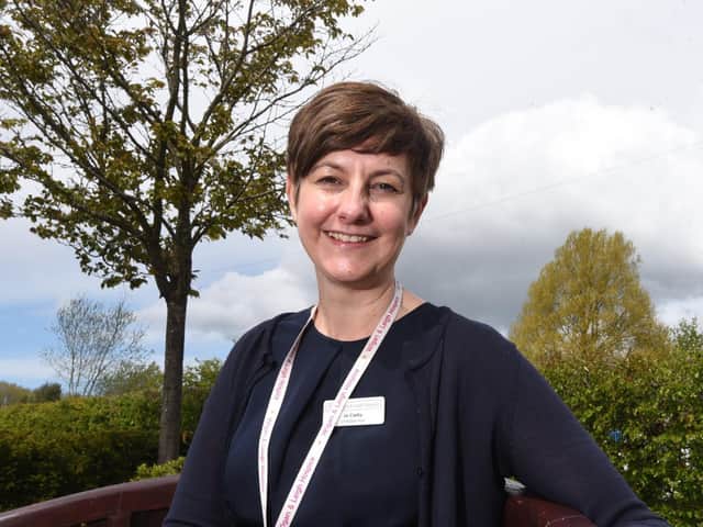 Wigan and Leigh Hospice chief executive Jo Carby at the charity's Hindley HQ