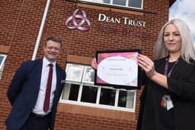 Executive headteacher James Haseldine and head of school Lucy Cropper