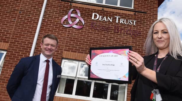 Executive headteacher James Haseldine and head of school Lucy Cropper