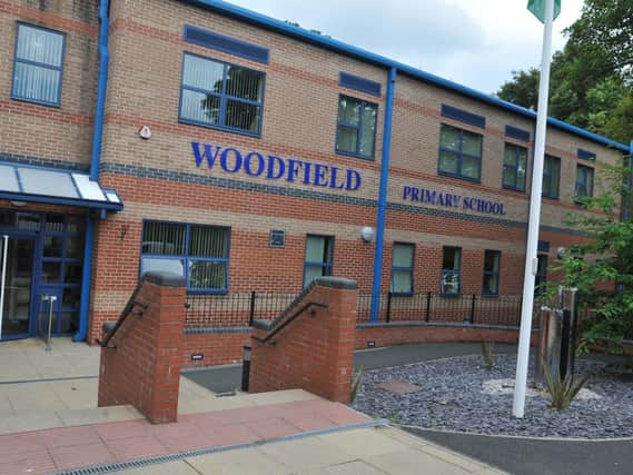 Fire crews were called to rescue a deer at Woodfield Primary School