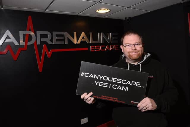 Stuart Barton, co-owner of Adrenaline Escape