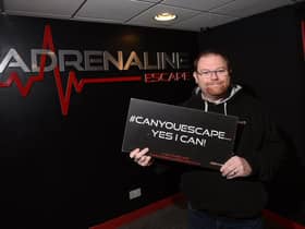 Stuart Barton, co-owner of Adrenaline Escape