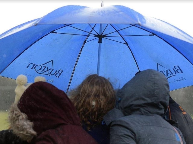 The borough has faced heavy rain