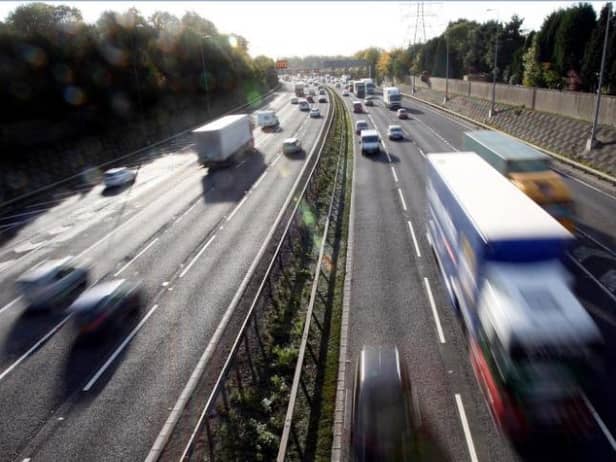 Two lanes of the M6 were closed