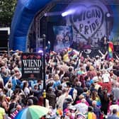 Happy scenes from a previous Pride event