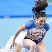 Emily Borthwick finished eighth at the European Indoor Championships