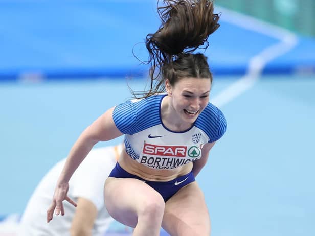 Emily Borthwick finished eighth at the European Indoor Championships