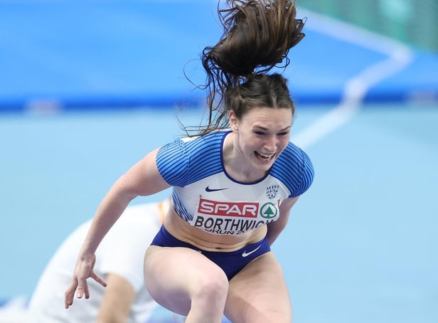 Emily Borthwick finished eighth at the European Indoor Championships