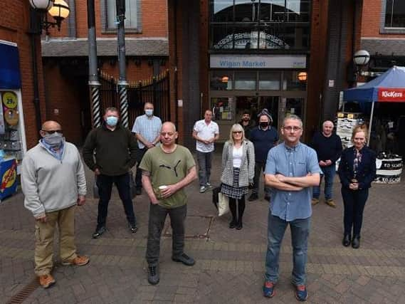 Wigan Market traders are unhappy about The Galleries plan