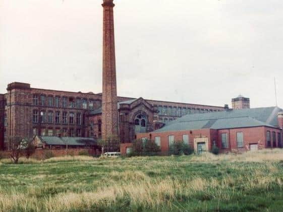 Eckersley Mills in far better condition back in the 1980s. A picture taken by Dave Lewis, then an employee at Dorma Sheets