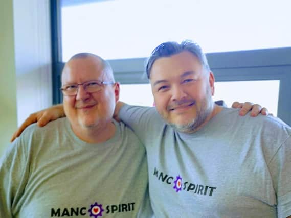 Damian Carr and Paul Ludden, co-founders of MancSpirit