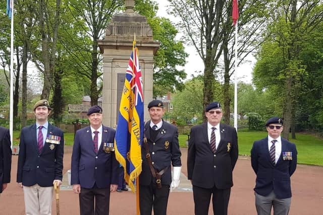 Members of Atherton's Royal British Legion branch