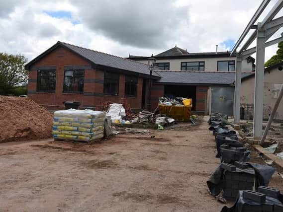 Work continues on the former Vale Royal pub, Gathurst Road, Orrell - which will become a hub of different businesses including an ice cream palour, computer games room and a fitness studio