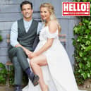 Carley Stenson and Danny Mac on the front cover of Hello