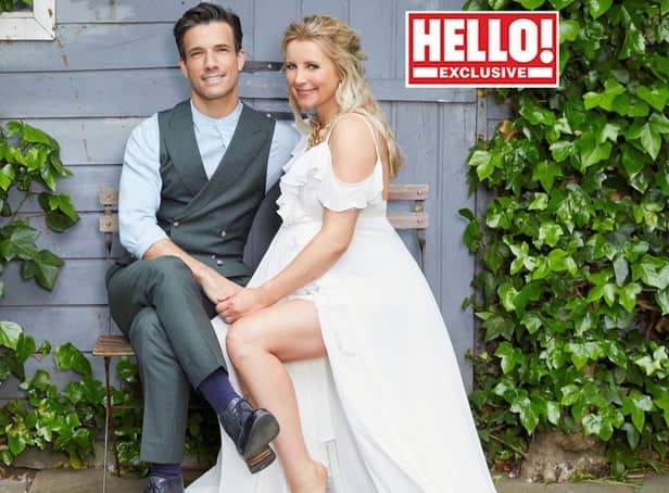 Carley Stenson and Danny Mac on the front cover of Hello
